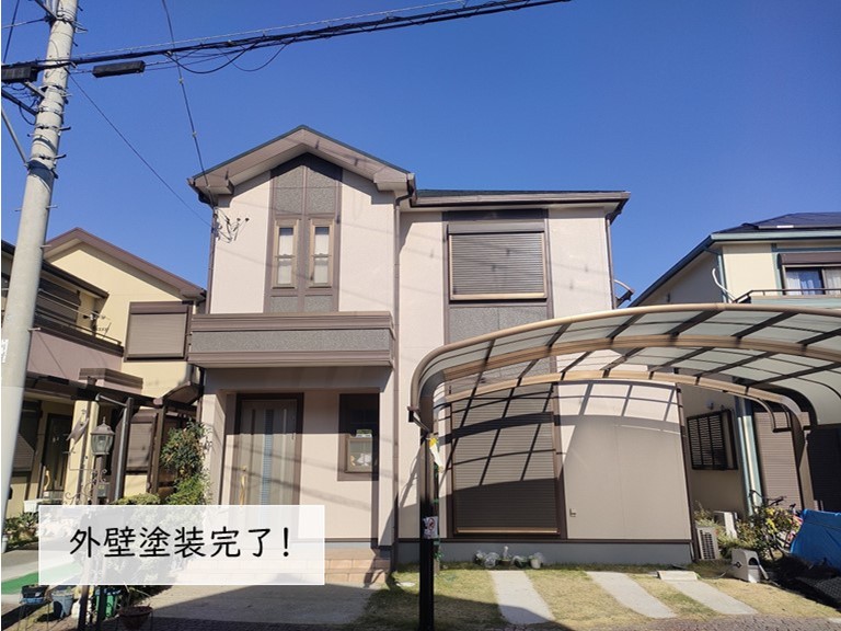 貝塚市　外壁塗装完了！